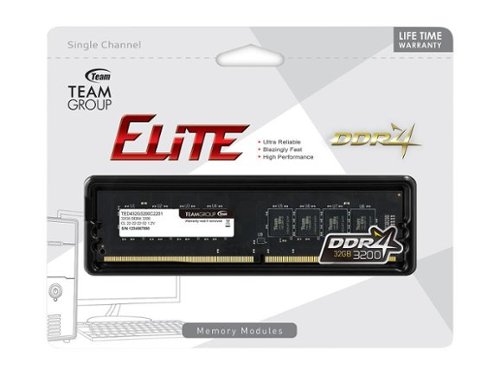 Team Group Team Elite 32GB 288 Pin PC RAM DDR4 3200 (PC4 25600