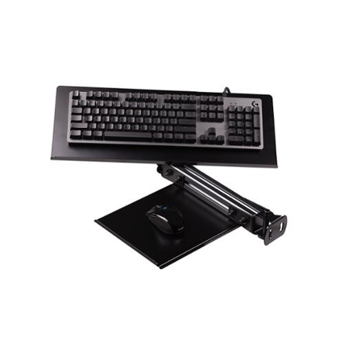 Next Level Racing F-GT Elite Keyboard and Mouse Tray, Carbon Grey - Black