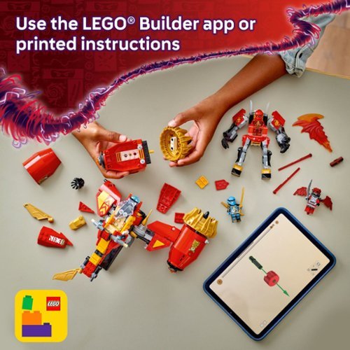 LEGO NINJAGO Kai's Mech Storm Rider Action Figure Building Toy 71830 HOW TO BUY