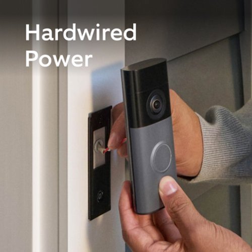 Ring Wired Doorbell (newest model) — Retinal 2K with wide-angle video, up to 6x Enhanced Zoom, and Two-Way Talk - Speckled Grey GLOBAL SHIPPING