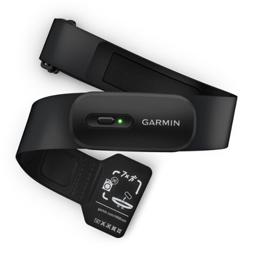 Garmin - HRM 200 Heart Rate Monitor XS – S - Black-Front_Standard 