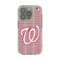 Keyscaper - MLB - Washington Nationals Text Backdrop Clear iPhone Case - 16e - Multicolor-Front_Standard