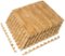 Sorbus - 3/8-Inch Thick 96 Sq. Ft. Wood Grain Floor Foam EVA Interlocking Mats Tiles w/ Borders - for Home, Trade Show - Pine-Front_Standard