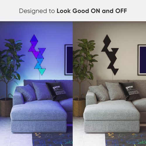 Nanoleaf Shapes Ultra Black Triangles Smarter Kit (9 Panels) - Multicolor GLOBAL SHIPPING