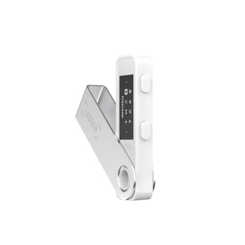 Ledger - Nano S Plus Crypto Hardware Wallet - Mystic White-Front_Standard 