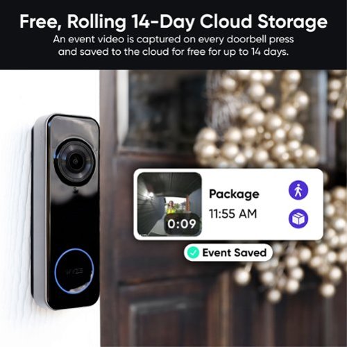 Wyze Battery Video Doorbell - Black BUY IN MIDDLE EAST