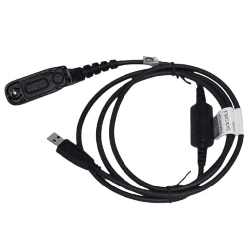 Motorola - Solutions USB PROGRAMMING CABLE PMKN4012B MOTOTRBO XPR6300 XPR6550 APX - Black-Front_Standard 