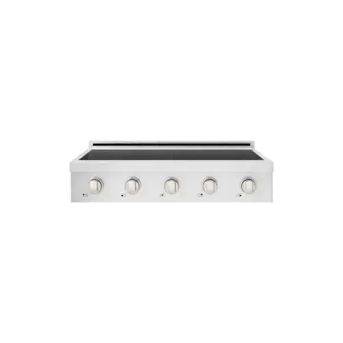 Front. ZLINE - 36 in. Paramount Built-in Electric Induction Rangetop with 5 Element Cooktop in Stainless Steel - Stainless Steel.