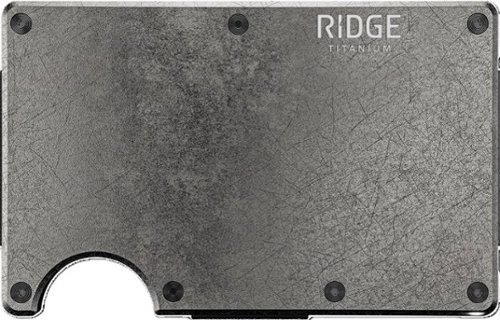 The Ridge Wallet - Cash Strap - Stonewashed Titanium