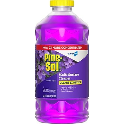 Pine-Sol - Multi-Surface Cleaner/Degreaser, Lavender Clean Scent, 80 Fl. Oz. (60608) - Purple