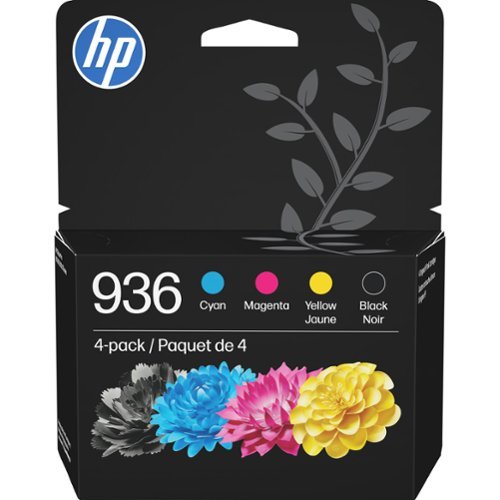 HP - 936 4-Pack Standard Capacity Ink Cartridges - Black/Cyan/Magenta/Yellow-Front_Standard 