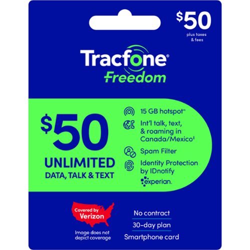 Tracfone - $50 Smartphone 2 GB of data 90-Day - Prepaid Plan (Email Delivery) [Digital]