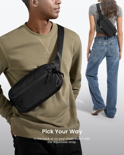tomtoc Aviator-T33 3.5L Sling Bag with RFID Blocking, Minimalist Crossbody Bag Chest Bag Shoulder Pack for Travel, Daily Use - Black HOW TO BUY
