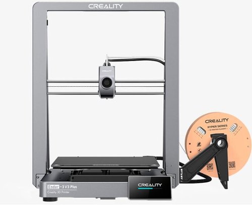 Creality Ender 3 V3 Plus 3D Printer 4.3 Color LCD Screen Automatic Leveling 11.81x11.81x12.99 Inch Print Size - Black