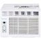 Keystone - 8,000 BTU 115V Window Air Conditioner with 3,500 BTU Supplemental Heat Function - White-Front_Standard
