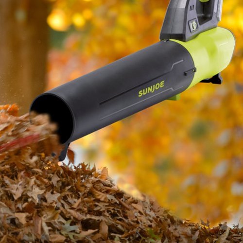 Sun Joe - 24-Volt iON+ 100 MPH 350 CFM Cordless Handheld Blower (1 x 2.0Ah Battery and 1 x Charger) - Green-Alt_View_Standard_16 