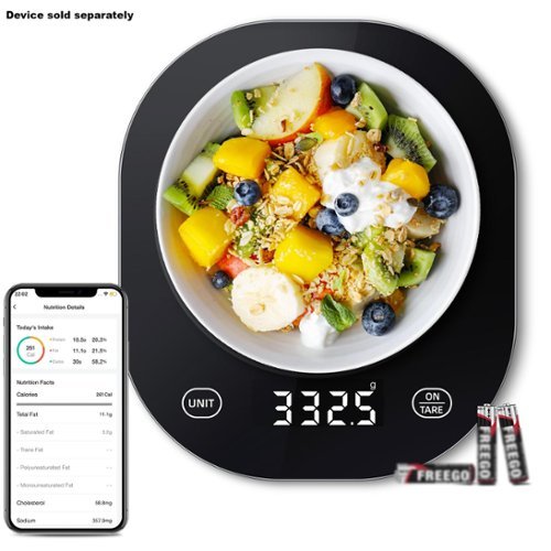 Arboleaf Smart Food Kitchen Scale - Black