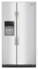 Whirlpool - 20.85 Cu. Ft. Side-by-Side Counter-Depth Refrigerator with In-Door Ice & Water - Stainless Steel-Front_Standard
