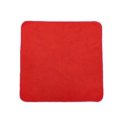 HYGEN - r-40 Recycled Microfiber Cleaning Cloths, 12" x 12", 24/Pack (1820577) - Red-Front_Standard 