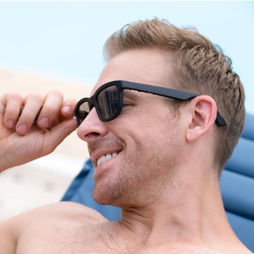 Ampere Dusk Lite Smart Sunglasses with Electronic Tint Adjustable Lenses - Black BUY IN JAPAN
