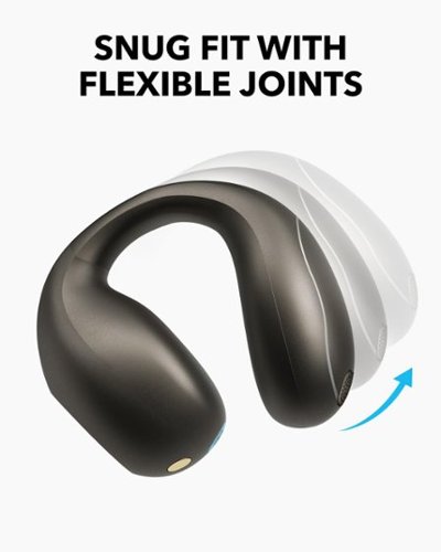 Soundcore by Anker C40i Open-Ear Cip-On Earbud Headphones - Graphite Gray GLOBAL SHIPPING
