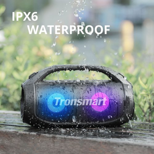 Tronsmart Bang SE Portable Wireless Bluetooth Speaker with 40W Power, IPX6 Waterproof, 24H Playtime, LED Lights for Home Outdoor - Black BUY IN MIDDLE EAST