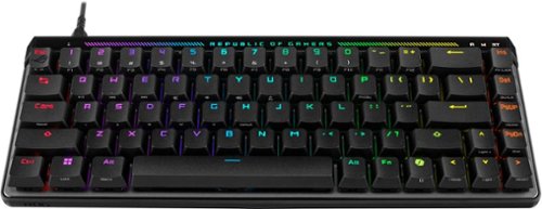 ASUS ROG Falchion Ace 65% Wired Analog Gaming Keyboard with ROG HFX Magnetic Switches and Rapid Trigger Toggle - Black GLOBAL SHIPPING