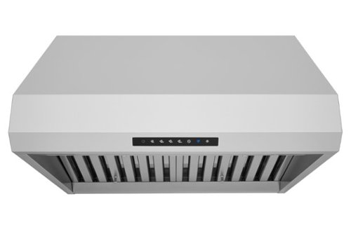Hauslane - 30 inches - Externally Vented - Under cabinet Range Hood - Silver-Front_Standard 