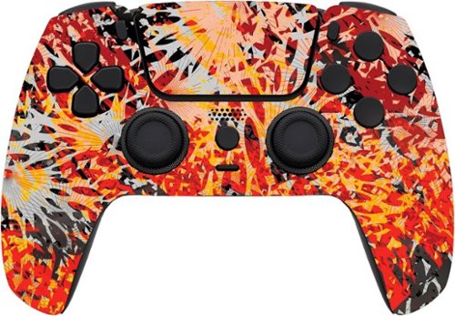 Custom Controllerzz - Custom Wireless Controller for PS5 - Solar Flare-Front_Standard 