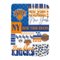 Pegasus - New York Knicks 66" x 95" Oversized Loco Check Ultra Cozy Blanket - Multicolor-Front_Standard