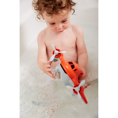 Green Toys : Fire Plane Water & Bath Time Play Vehicle WORLDWIDE DELIVERY