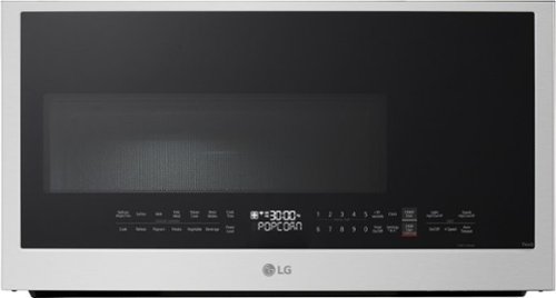 LG - 2.0 Cu. Ft. Over-the-Range Smart Microwave with Sensor Cooking and EasyClean - Stainless Steel