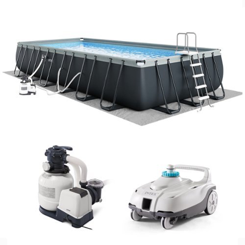 Intex - ZX100 Auto Pressure Side Pool Cleaner with Ultra XTR Frame Swimming Pool - Multicolor-Front_Standard 