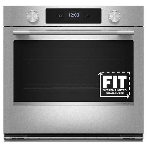 KitchenAid - 30" Smart Built-In Single Electric Wall Oven with Intelligent Cooking Camera - Stainless Steel