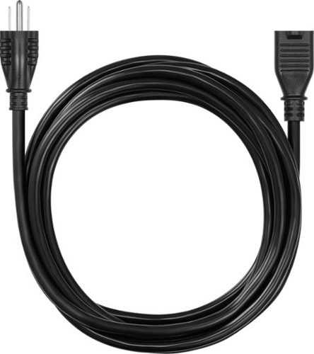 Best Buy essentials™ 12’ 16ga Indoor/Outdoor Extension Power Cord - Black WORLDWIDE DELIVERY