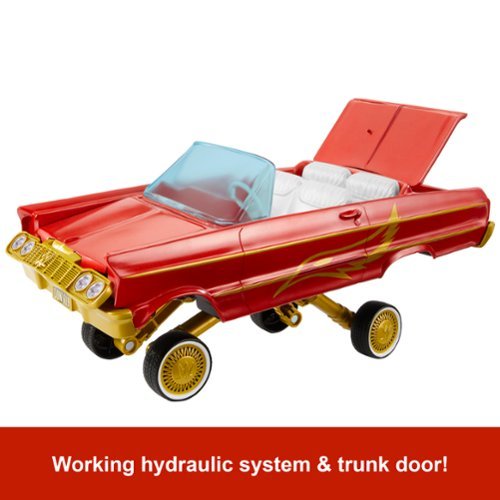 WWE Lucha Low Rider Vehicle with Rey Mysterio Action Figure - Red WORLDWIDE DELIVERY