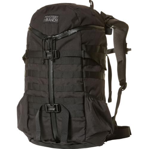 Mystery Ranch - 2 Day Backpack -Tactical Daypack MolleHiking Packs, Black, SM/MD - Forrest-Front_Standard 
