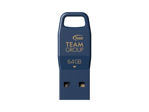Team Group - TEAM S5 64GB USB 3.2 Gen1 Flash Drive, Type-A interfaces, Speed Up to 100MB/s(TS5364GL01) - Blue-Front_Standard 