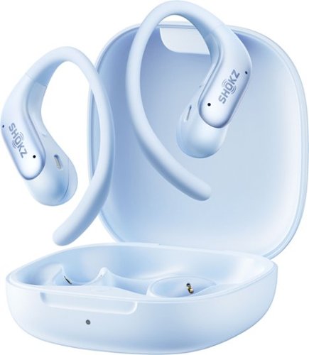 Shokz - OpenFit Air 2 Open-Ear True Wireless Bluetooth Earbuds - Ice Blue
