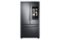 Samsung - 28 cu. ft. 3-Door French Door Smart Refrigerator with Family Hub - Black Stainless Steel-Front_Standard