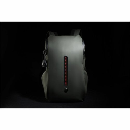 Swissdigital Design LAMONE L LED TSA-Friendly Water-Resistant Backpack With USB Charging Port RFID Protection and Fits Up to 16″ Laptop - Dark Green BUY IN CANADA