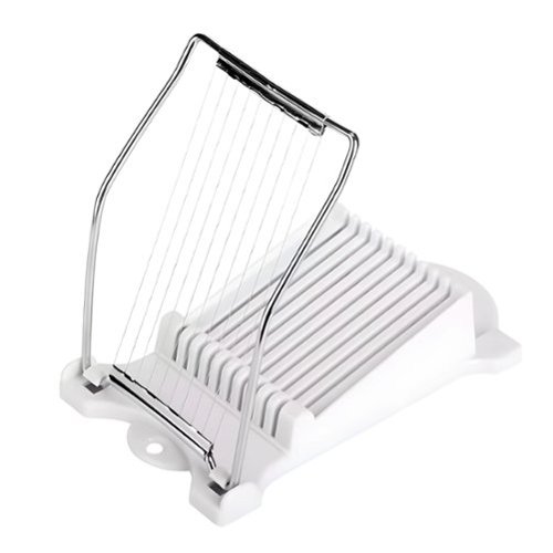 Kitcheniva - Multipurpose Kitchen Stainless Steel Luncheon Meat & Egg Slicer - White-Front_Standard 