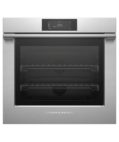 Fisher & Paykel - 30" 4.9 Cu. Ft. Single Oven, 6.8" Touchscreen, Self-Cleaning - Stainless Steel