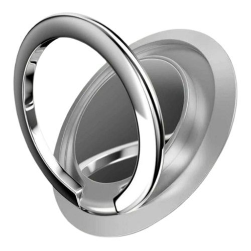  Home Collection - 360 Rotating Finger Ring Holder Stand Grip for Cell Phones Mount - Silver