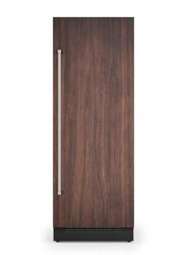 Viking - 30"W 16.0 cu. ft Integrated Upright Built-in Column Freezer-Custom Panel _RH - Custom Panel Ready