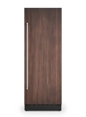 Front. Viking - 30"W 16.0 cu. ft VEIL Integrated Upright Built-in Column Freezer-Custom Panel _RH - Panel Ready.