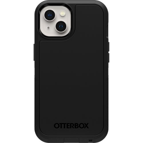 OtterBox - Defender Series Pro XT Hard Shell for Apple iPhone 13 - Black-Front_Standard 