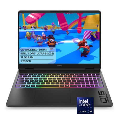 HyperX - OMEN MAX 16" 2K OLED Gaming Laptop - Intel Core Ultra 9 290HX 2026 - 32GB Memory - NVIDIA GeForce RTX 5070 Ti - 1TB SSD - Shadow Black