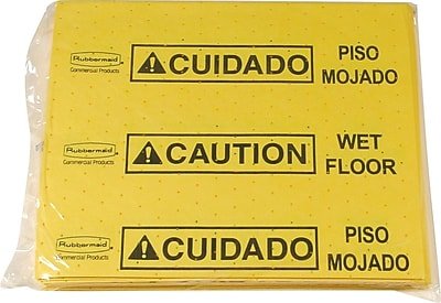 RubberMaid - Over-The-Spill 17.40"L x 14.90"W Medium Absorbent Pad, 25/Pack (FG425300YEL) - Yellow