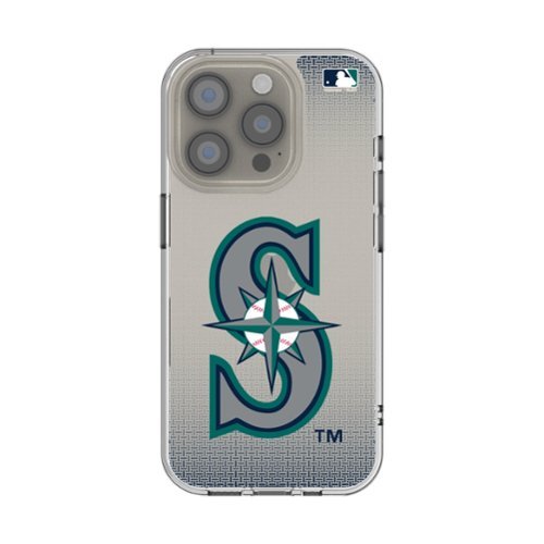 Keyscaper - MLB - Seattle Mariners Linen Logo iPhone Clear Case - 16e - Multicolor-Front_Standard 